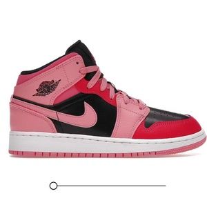 💖Jordan 1 Mids “Coral Chalk” PS size 11.5 C💖 VGUC